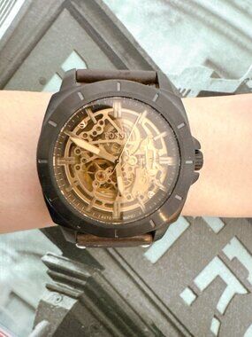 Fossil BQ2429 Privateer Sport Mechanical Brown Leather Watch